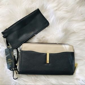 Tutilo Tech Carry The Day Veritas Accordion Zip-around Wallet & Pouch (2pc Set)